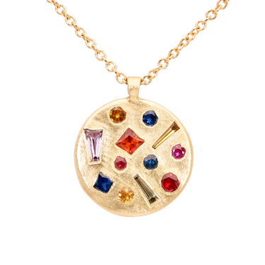 Large Harlequin Constellation Necklace - Made to Order